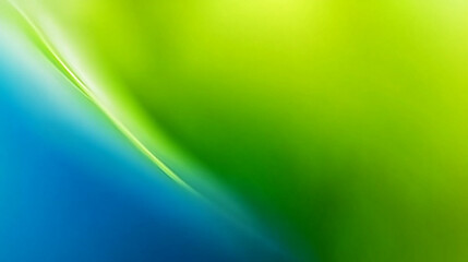 Naklejka premium Abstract background with green and blue gradient and soft light.