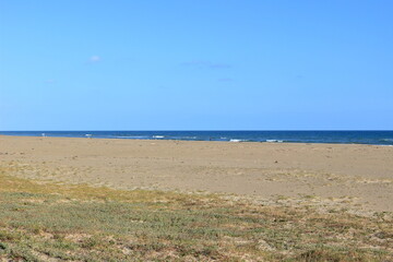 渥美半島の砂浜と太平洋