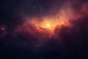 Acolorful space galaxy, cloud nebula, starry night cosmos, and supernova background in the field of...