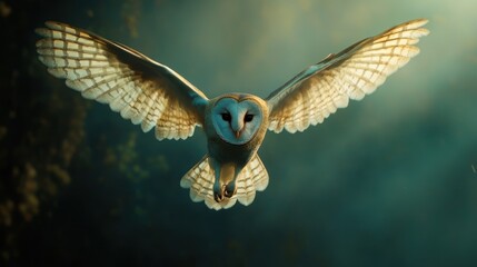Barn Owl in Flight
