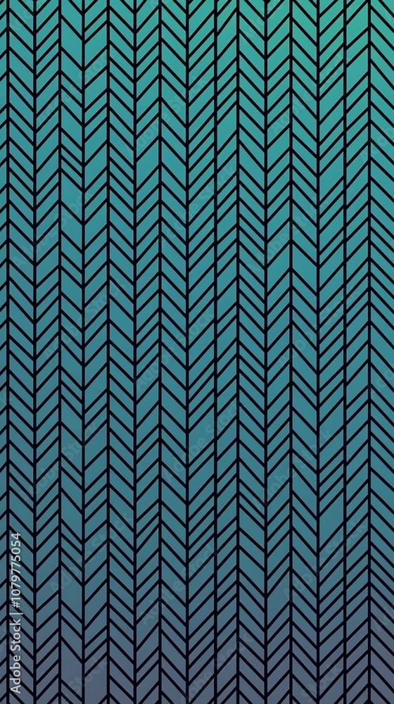 Poster elegant abstract geometric gradient pattern with herringbone grid design