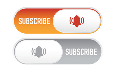 「登録する」と書かれた赤いトグルスイッチ・トグルボタンのUI ベクター