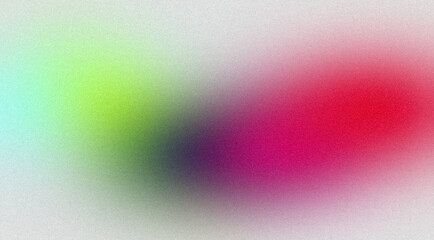 Retro pastel colors grainy gradient background. Abstract red pink blue green white color soft noisy gradient texture, vibrant color flow, glowing, shine, bright, backdrop
