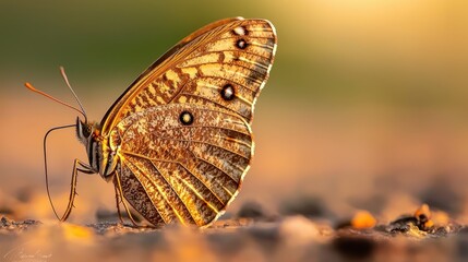 Fototapeta premium Explore the beauty of nature through the delicate life cycle of a butterfly