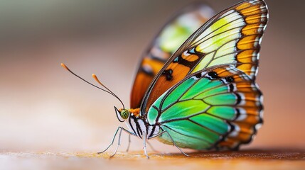 Stunning butterfly captivates viewers with vibrant colors and intricate patterns