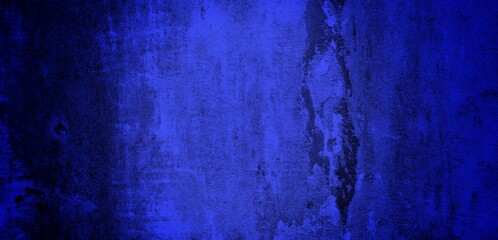 Obraz premium illustration Long blue mossy background, abstract khaki blue cracked background. 