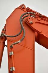 The working equipment of the excavator.