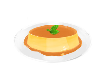 Pudding in drawing style.png