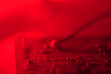 Red, Industrial, abstract background, backdrop