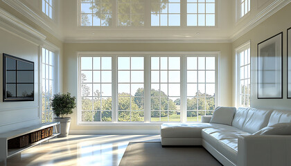 Fototapeta premium Fresh minimalist interior design ideas, each one unique