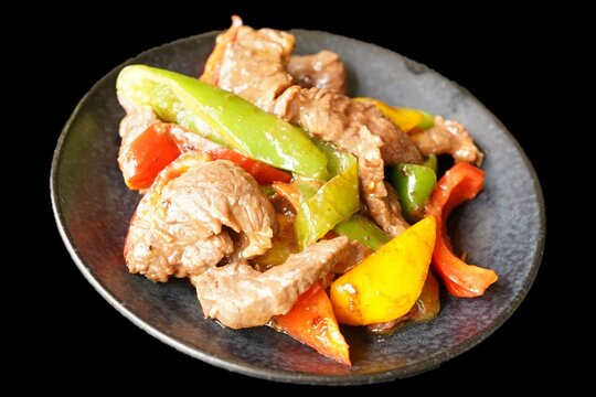 牛肉ハラミ野菜炒め