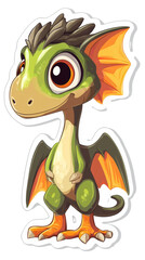 Fototapeta premium A super cute baby Pterodactyl