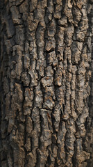 Fototapeta premium High-resolution texture of oak tree bark, perfect for eco-friendly visuals, artistic projects, and detailed texture references.