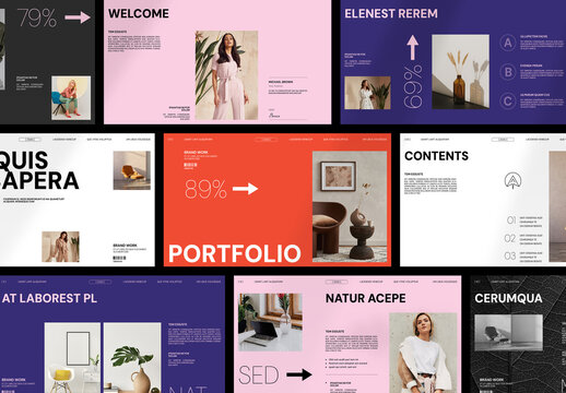 Portfolio Presentation Layout