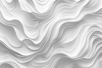 Fototapeta premium Abstract white wave pattern background. Perfect for website, social media, and design projects.
