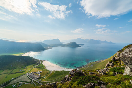 White Sand Beaches In Arctic Countryside