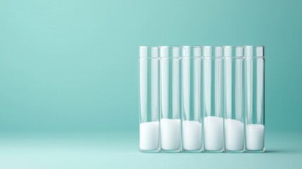 Explore the precision of a sterile science lab filled with neatly arranged test tubes and its impact on modern research