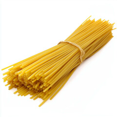 pasta on white background