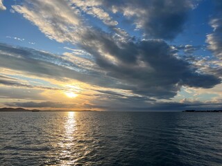 Famous Zadar romantic sunset (Zadar, Croatia) - Berühmter romantischer Sonnenuntergang in Zadar (Zadar, Kroatien) - Čuveni zadarski romantični zalazak sunca (Zadar, Hrvatska)