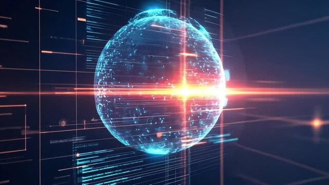 AI analysts using advanced algorithms to process and derive insights from vast datasets