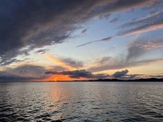Famous Zadar romantic sunset (Zadar, Croatia) - Berühmter romantischer Sonnenuntergang in Zadar (Zadar, Kroatien) - Čuveni zadarski romantični zalazak sunca (Zadar, Hrvatska)