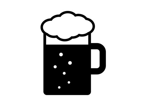 recommend clip art: ビールのアイコン（シルエット）