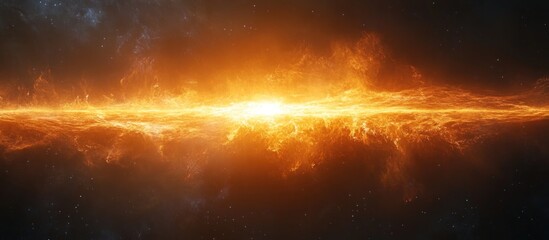 Obraz premium Fiery Cosmic Event