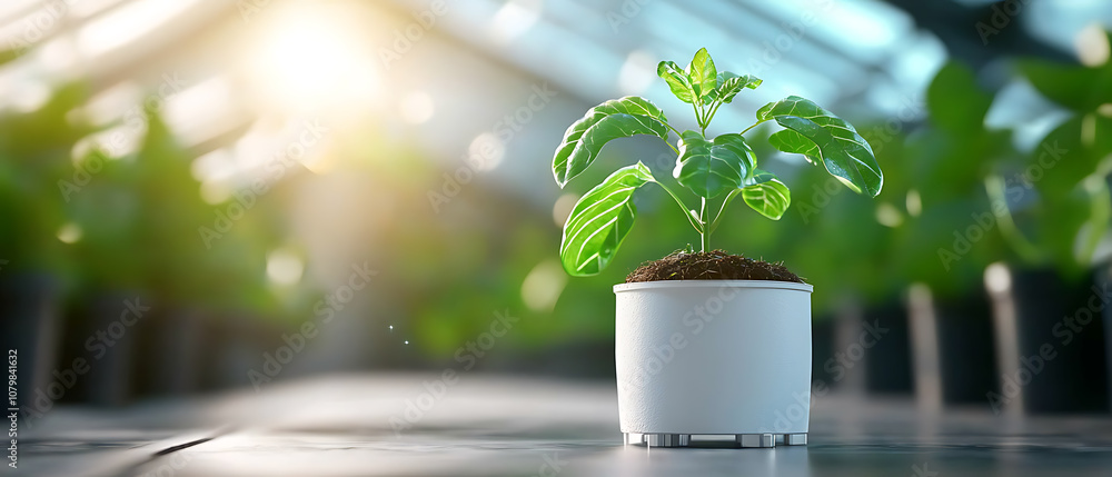 Poster optimize your iot greenhouse by adjusting climate with sensors