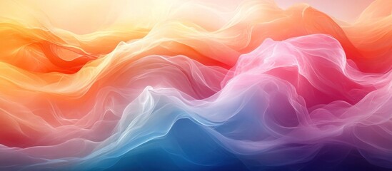 Abstract Colorful Waves
