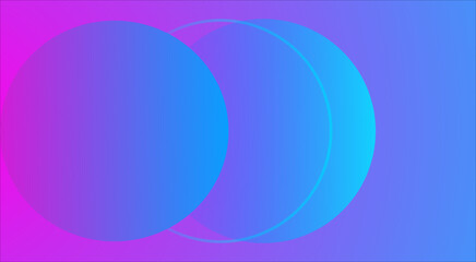 Purple and blue circle background. Modern background design. Gradient colors. minimalist and modern. Suitable for presentation design, websites, banners, wallpapers, brochures, posters