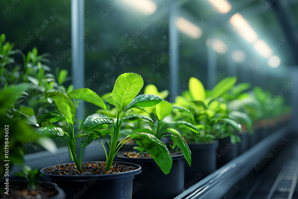 Poster optimize your iot-enabled greenhouse by adjusting temperature and lighting for healthier plants