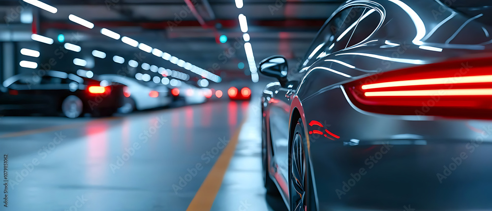 Poster explore iot-enabled parking garages with real-time availability display