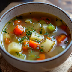 chicken soup with vegetables