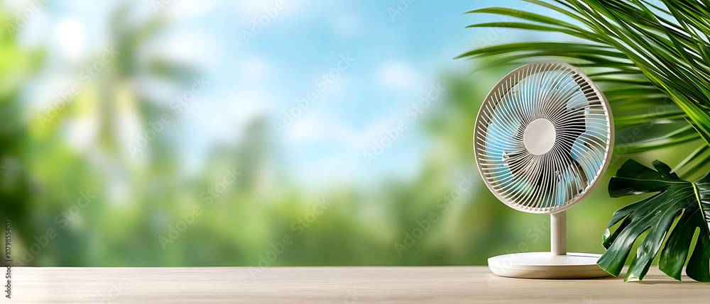Poster enhance home comfort with smart fans utilizing iot temperature sensors
