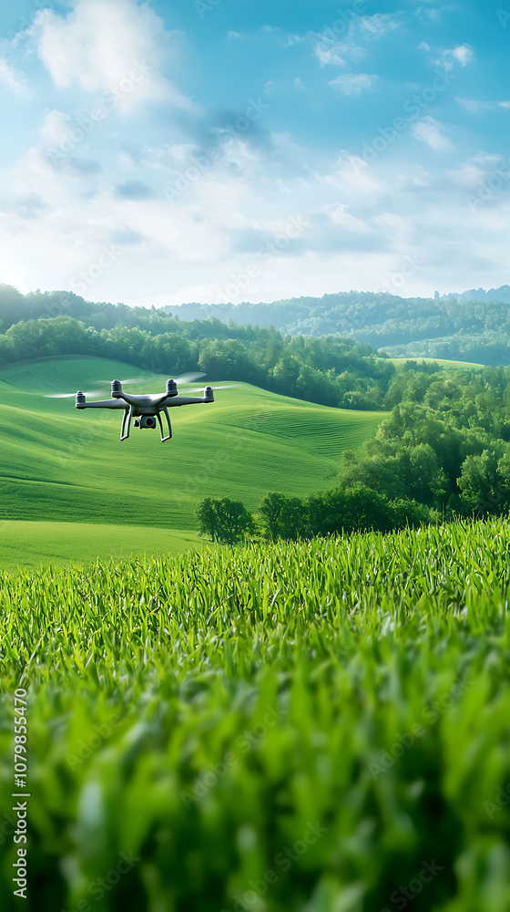 Aufkleber enhance crop monitoring with smart farming drones utilizing iot technology