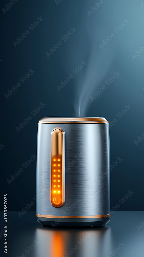 Poster smart toaster adjusts heat settings based on user preferences in the internet of things era