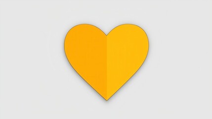 Affectionate heart symbols creative graphic design minimalistic style bright yellow aesthetic