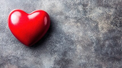 Minimal affection symbols heart on textured surface close-up view evoking emotions and love