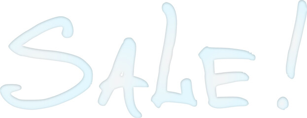 Volumetric, transparent, handwritten inscription SALE on text or other image.  Объёмная, прозрачная, рукописная надпись SALE  на текст или другое изображение.