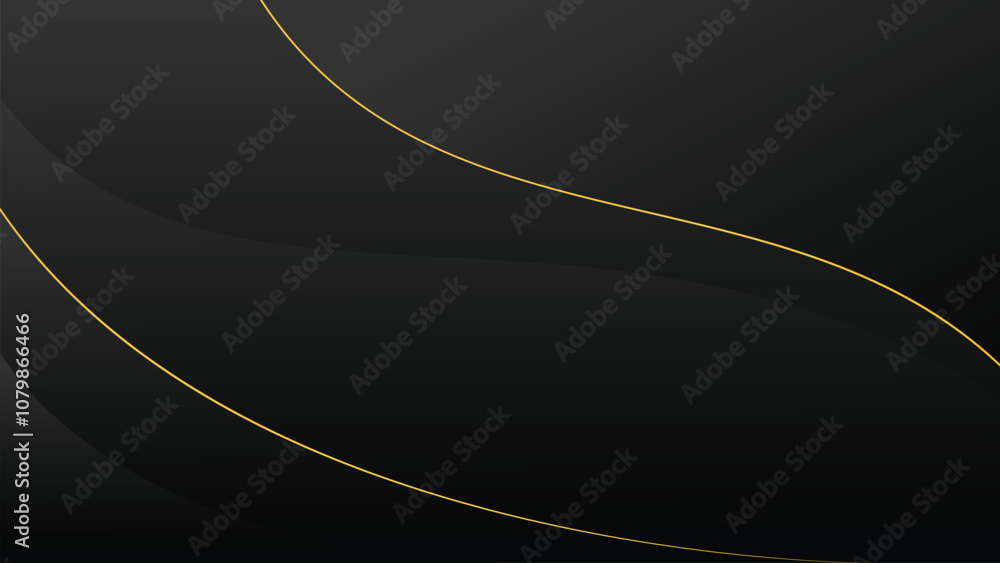 Poster abstract black gradient background futuristic wave elegant style