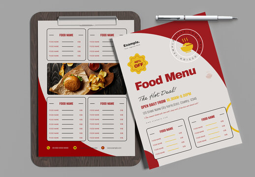 Food Menu Template
