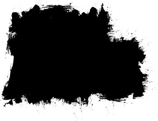 black brush banner label painting grunge graphic element abstract background