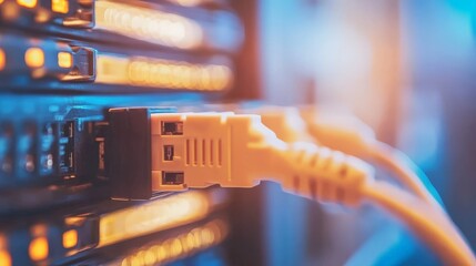 Close-Up of High-Quality Cabling in a Modern Room