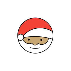 emoticon set of santa claus