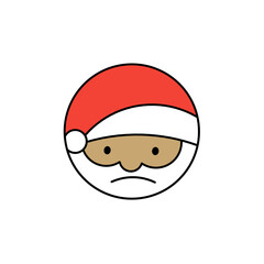emoticon set of santa claus