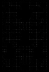 dark digital grid pattern on a black background
