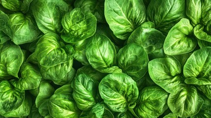Fototapeta premium Lettuce farming in Spain, organized greenhouse with fresh lettuce plants, lush green setup.