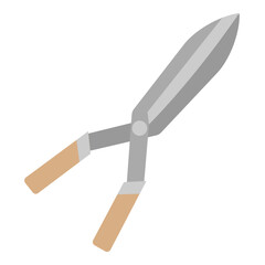 Illustration of Shears Flat Icon