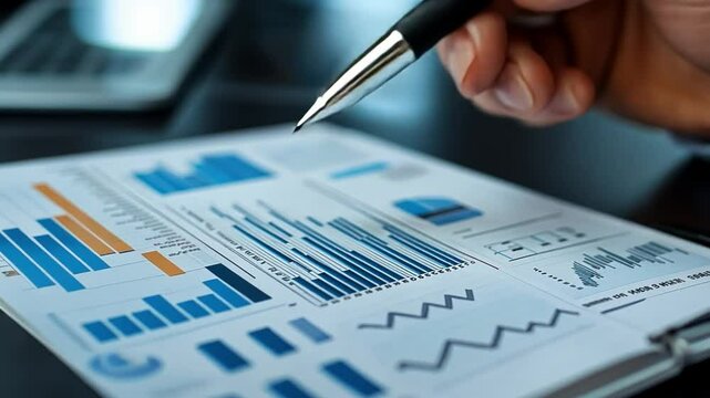 Data reporting professionals preparing detailed reports based on analysis and data-driven insights