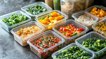 Plant-based daily lifestyle in India, organized meal prep with vegan ingredients, green and eco-conscious.